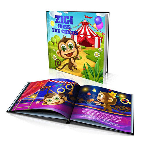 Hard Cover Story Book - Joins the Circus