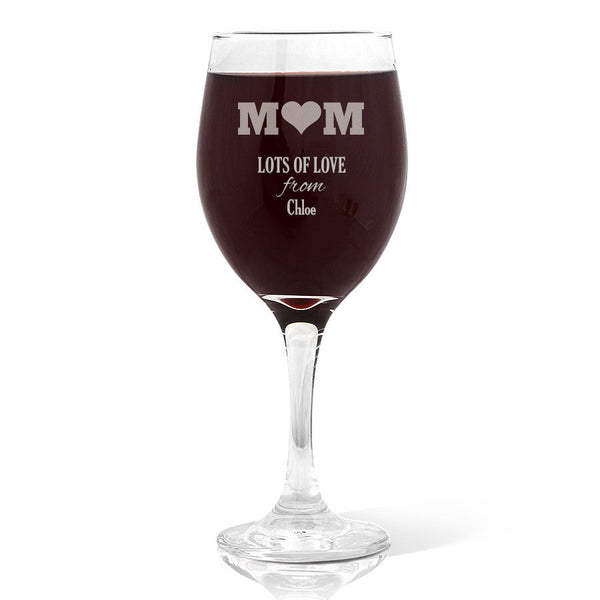 Personalised Wine Glasses For Her
