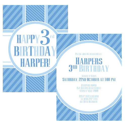Blue Party Invitation Harvey Norman Photos