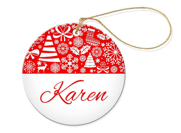 Personalised Christmas Star Decorations