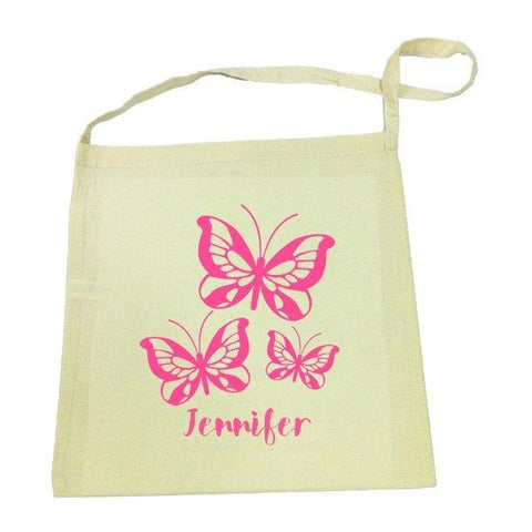 Butterflies Calico Tote Bag