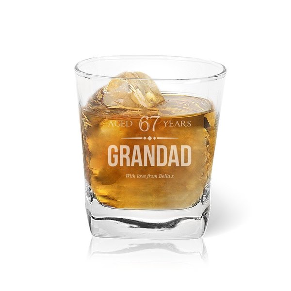 Personalised Father&#39;s Day Tumbler Glasses
