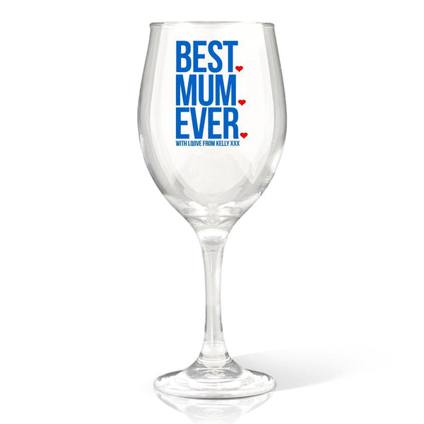 Personalised Colour Glassware For Her