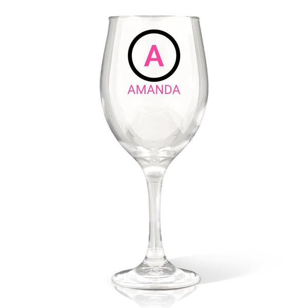 Personalised Wedding Wine Glasses
