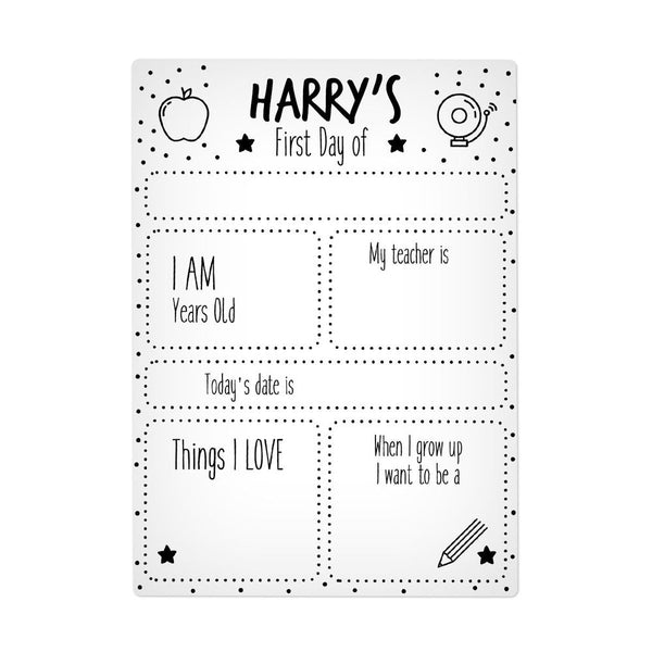 Large Black Dots First Day Sign Harvey Norman Photos