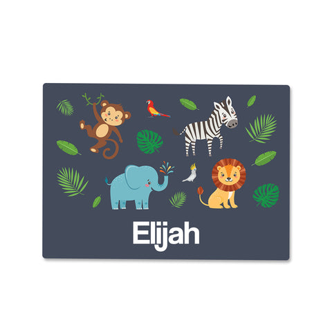 Small Zoo Wipe Clean Placemat
