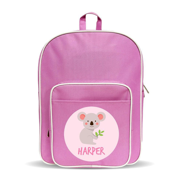 Colorful Koala Pattern Print Backpack main image 1