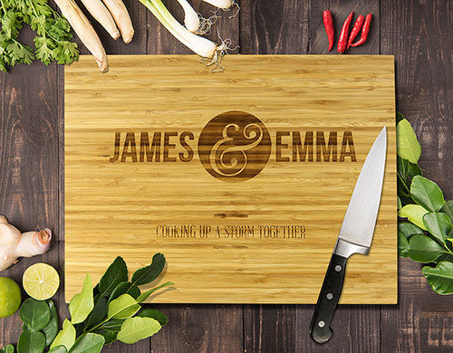 Cooking Up A Storm Bamboo Cutting Boards 12x16"