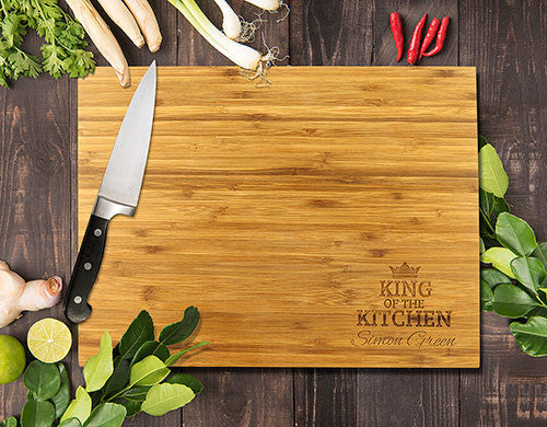 King Of The Kitchen Bamboo Cutting Boards 8x11"