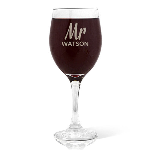 Mr Design Wine 410ml Glass