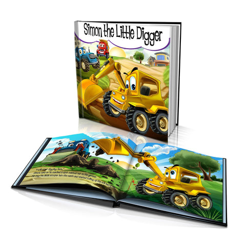 Large Hard Cover Story Book - The Little Digger