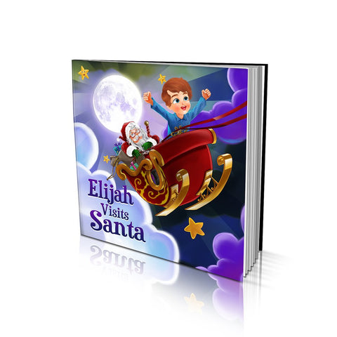 Large Soft Cover Story Book - Visiting Santa
