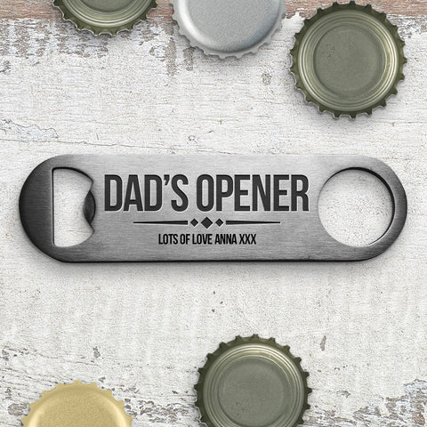 Dad's Engraved Bottle Opener