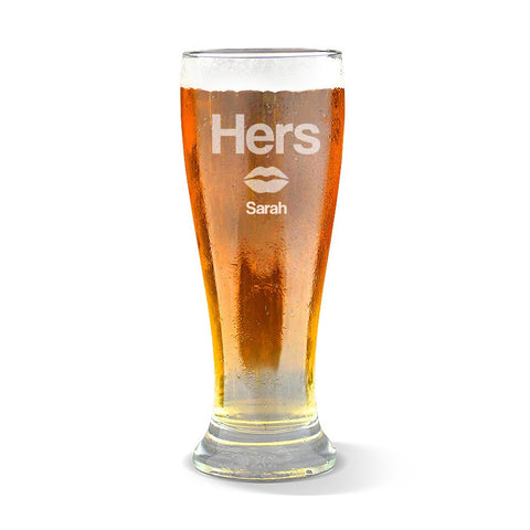Hers Premium 425ml Beer Glass