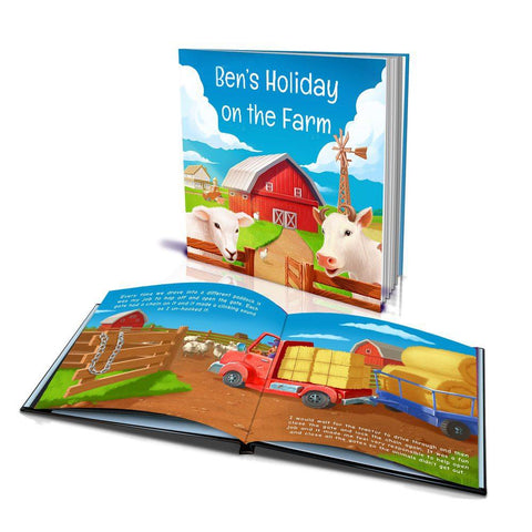 Holiday on the Farm Large Hard Cover Story Book
