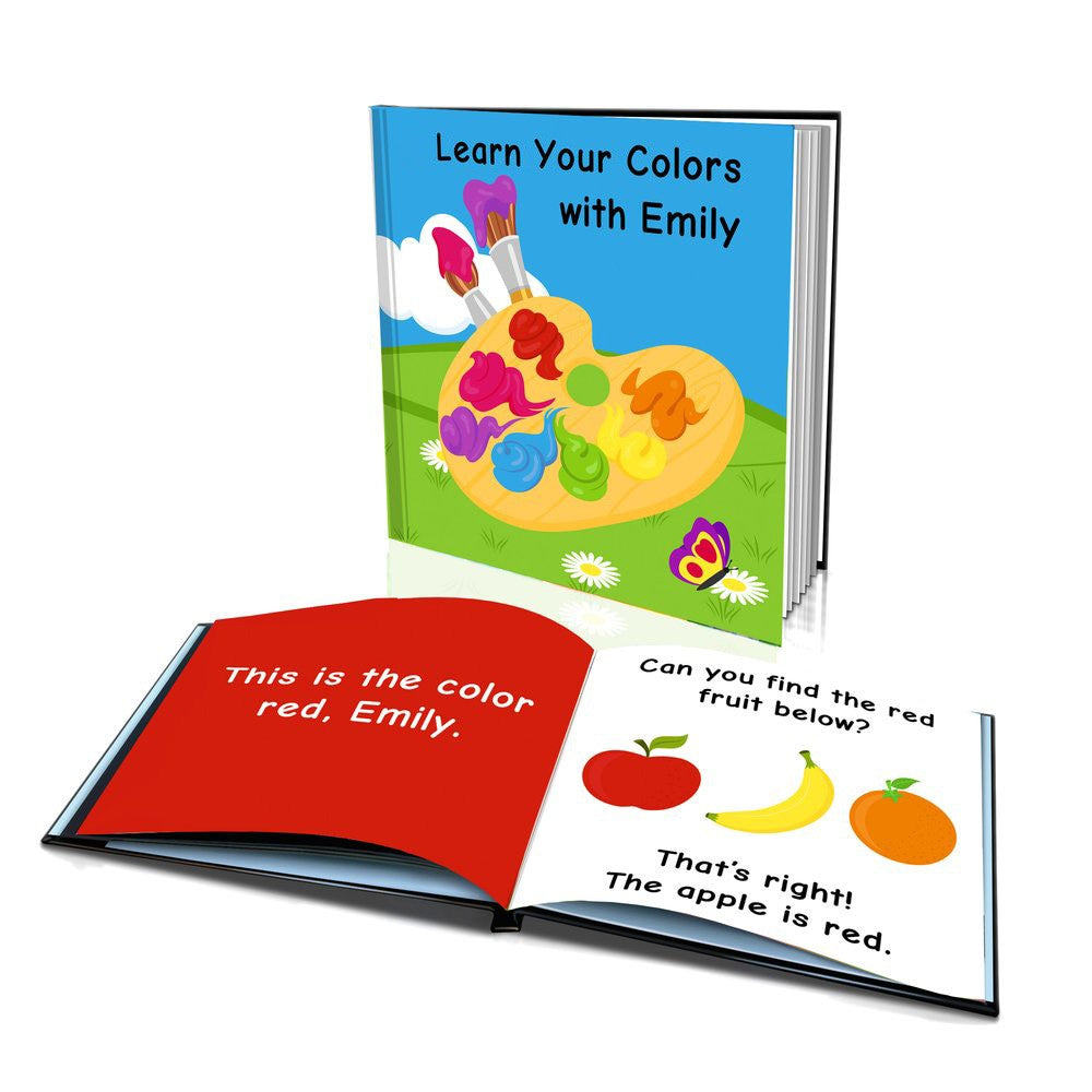 Large Soft Cover Story Book - Learn Your Colours