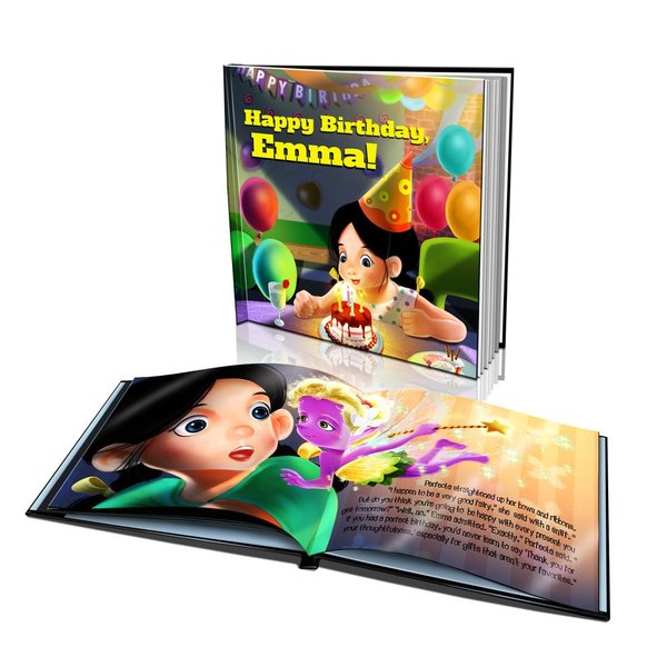 Large Hard Cover Story Book - Happy Birthday