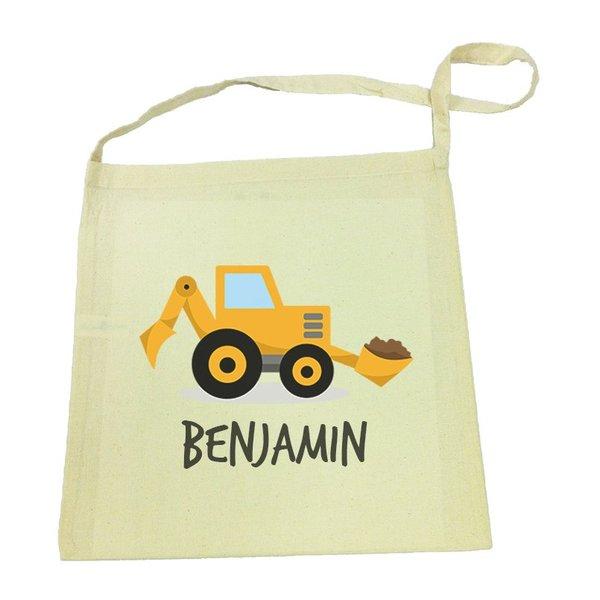 Little Digger Calico Tote Bag