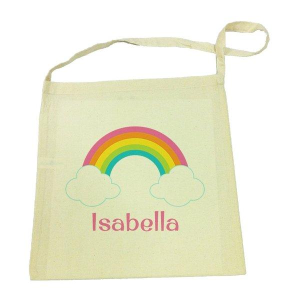 Rainbow Calico Tote Bag