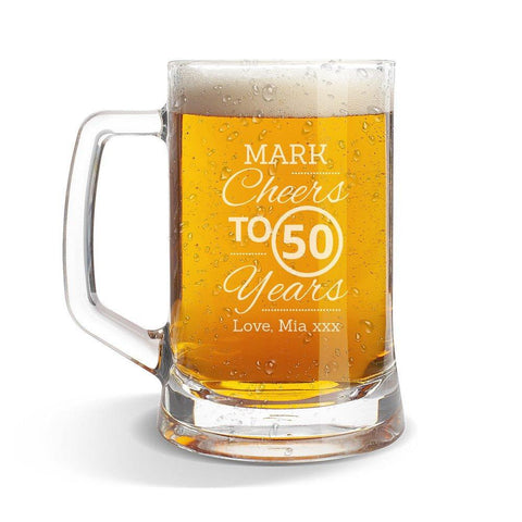 Cheers Glass Beer Mug