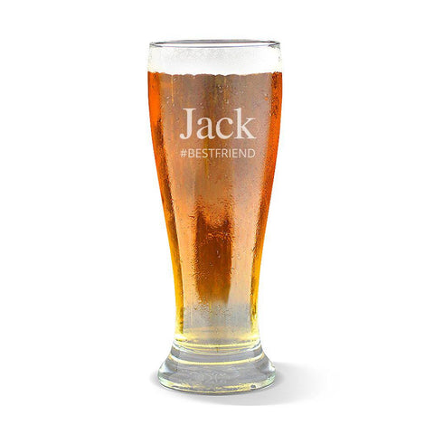 Hash Tag Premium 285ml Beer Glass