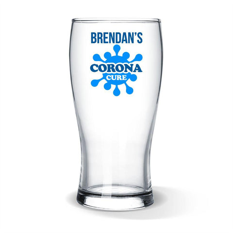 Cure Colour Printed Standard Beer Glass