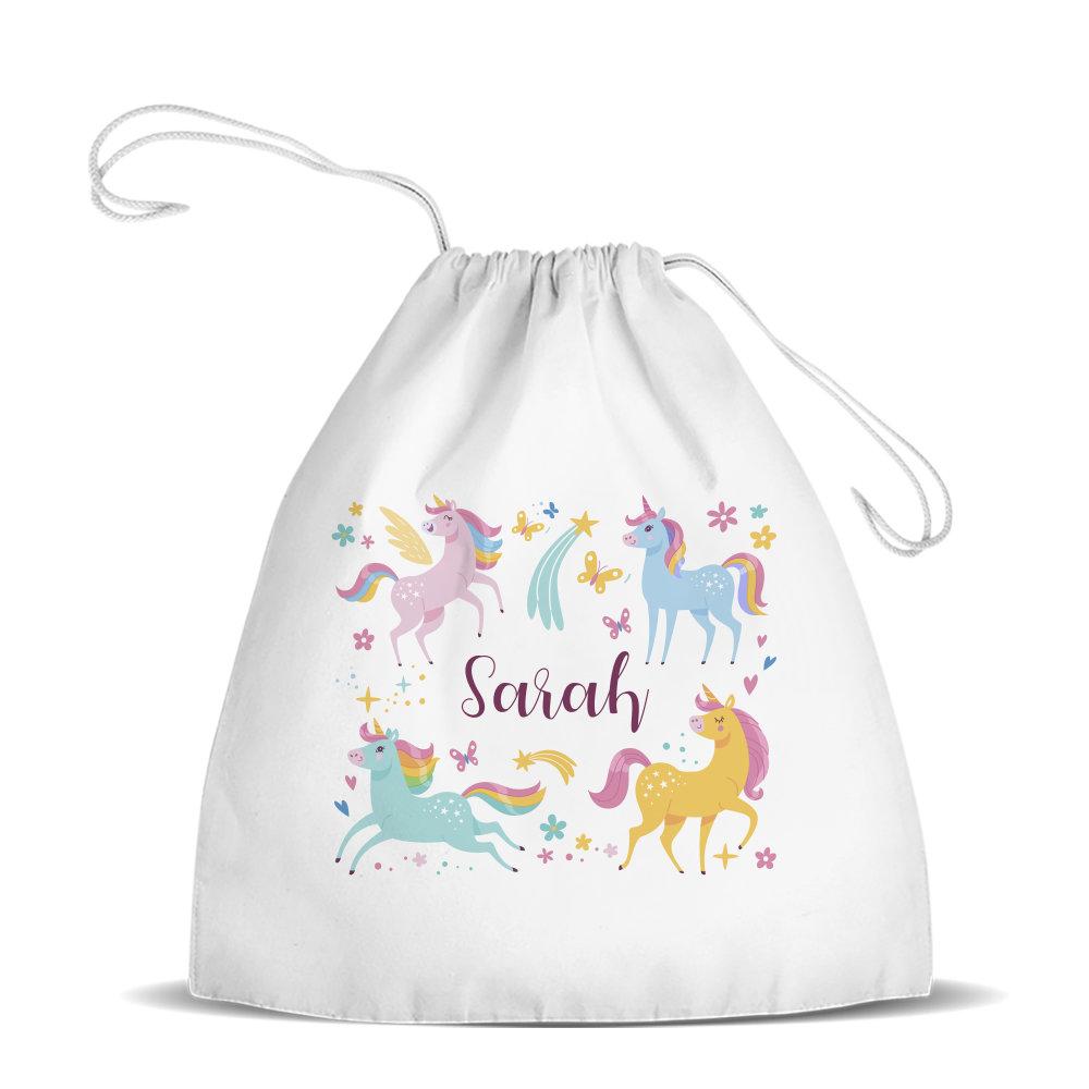Unicorn Mix Premium Drawstring Bag