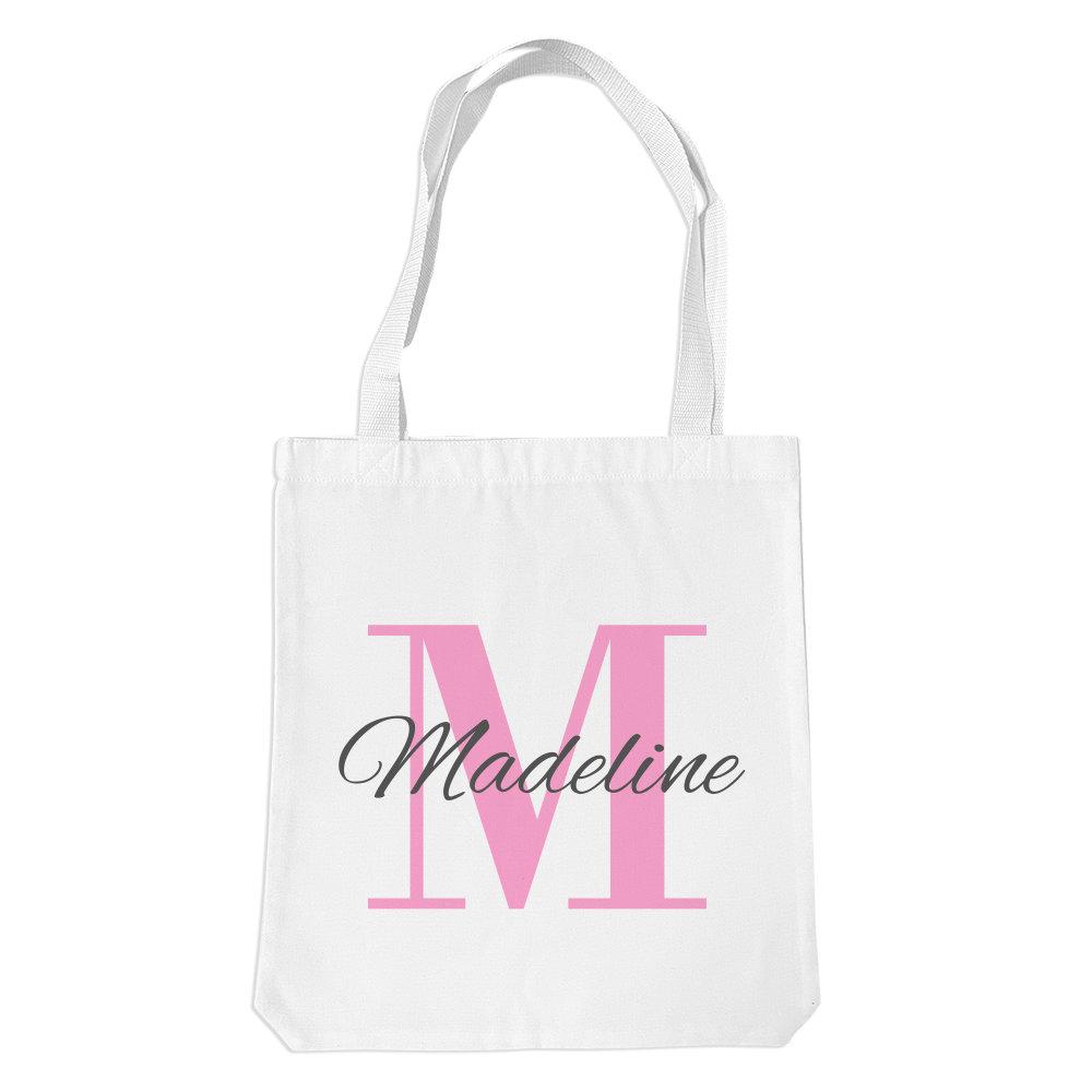 Pink Monogram Premium Tote Bag