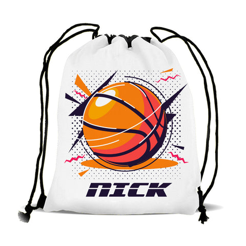 Basketball Drawstring Sports Bag