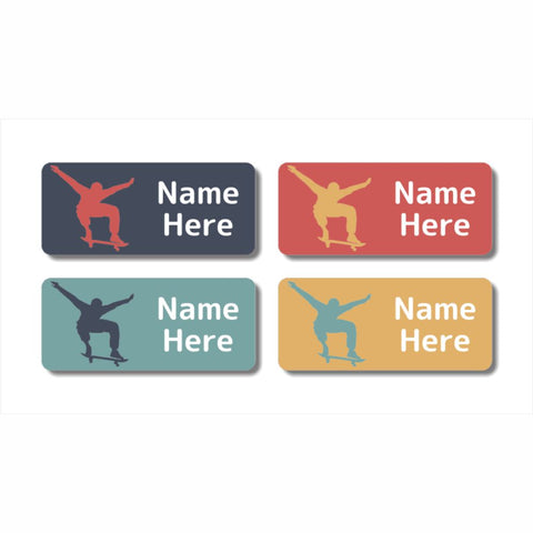 Rectangle Name Labels - Buy Custom Rectangle Labels for Kids' Items ...
