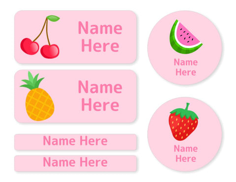 Fruit Mixed Name Label Pack