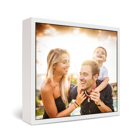 30x30" Framed Canvas Print (Black Frame Temp Out of Stock)