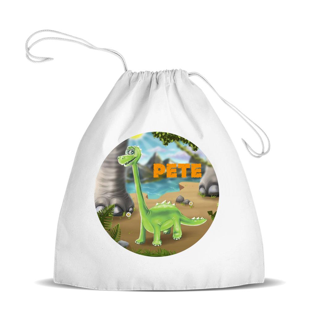 Dinosaur Premium Drawstring Bag