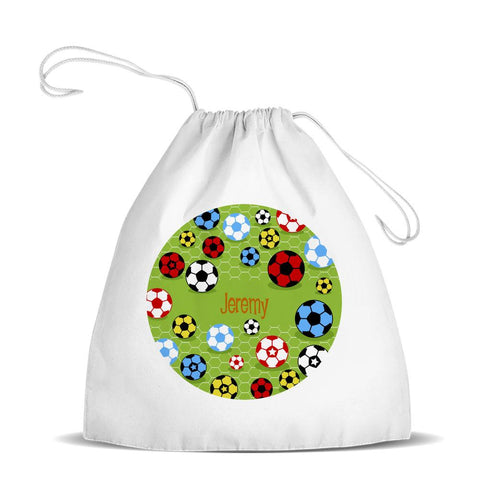 Soccer Premium Drawstring Bag