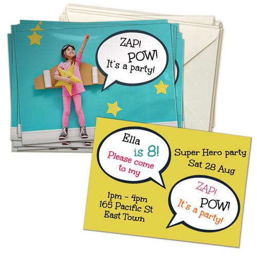 5x7" Double Sided Invitation Card (20 pack)