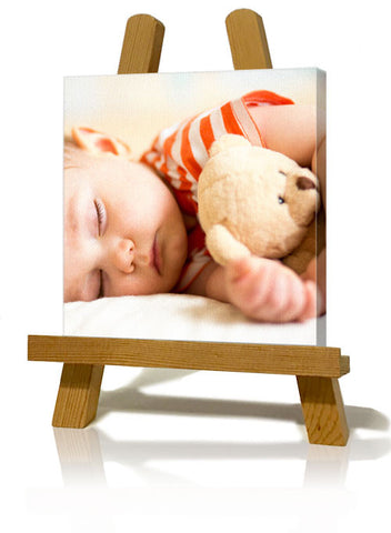 6x6" (15 x 15cm) Slim Canvas Print With Easel