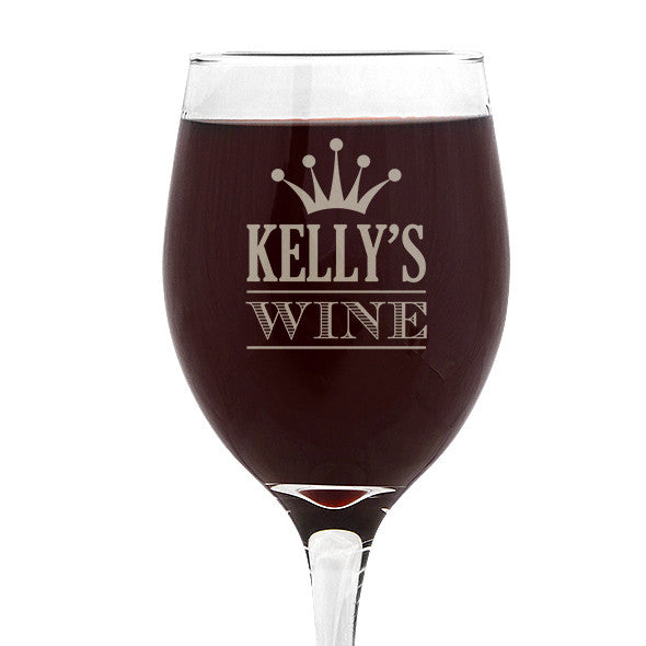 Crown Design Wine 410ml Glass