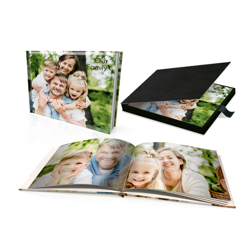 12 x 16" Premium Personalised Padded Cover Book in Presentation Box