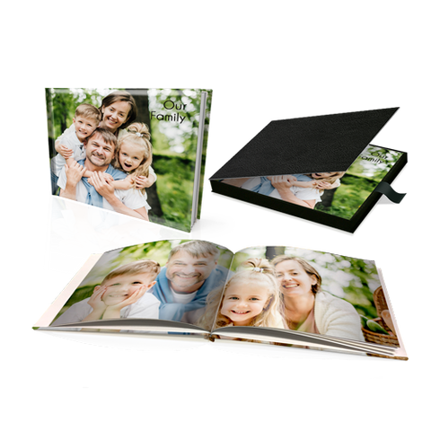 12 x 16" Premium Personalised Padded Cover Book in Presentation Box