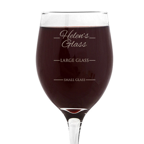 Person's Design Wine 410ml Glass