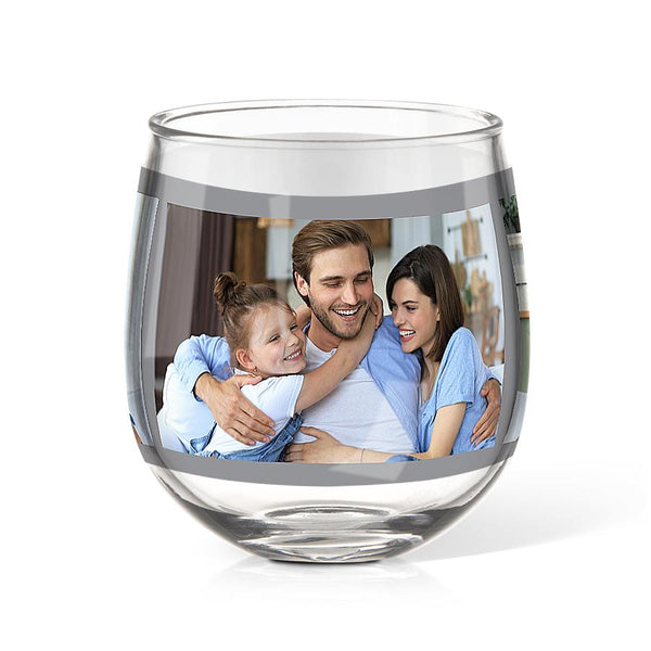 Personalised Colour Printed Photo Glassware For Her