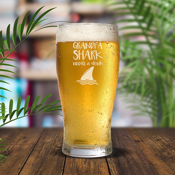 Shark Standard 285ml Beer Glass