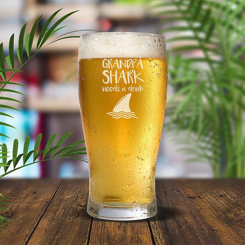 Shark Standard 425ml Beer Glass